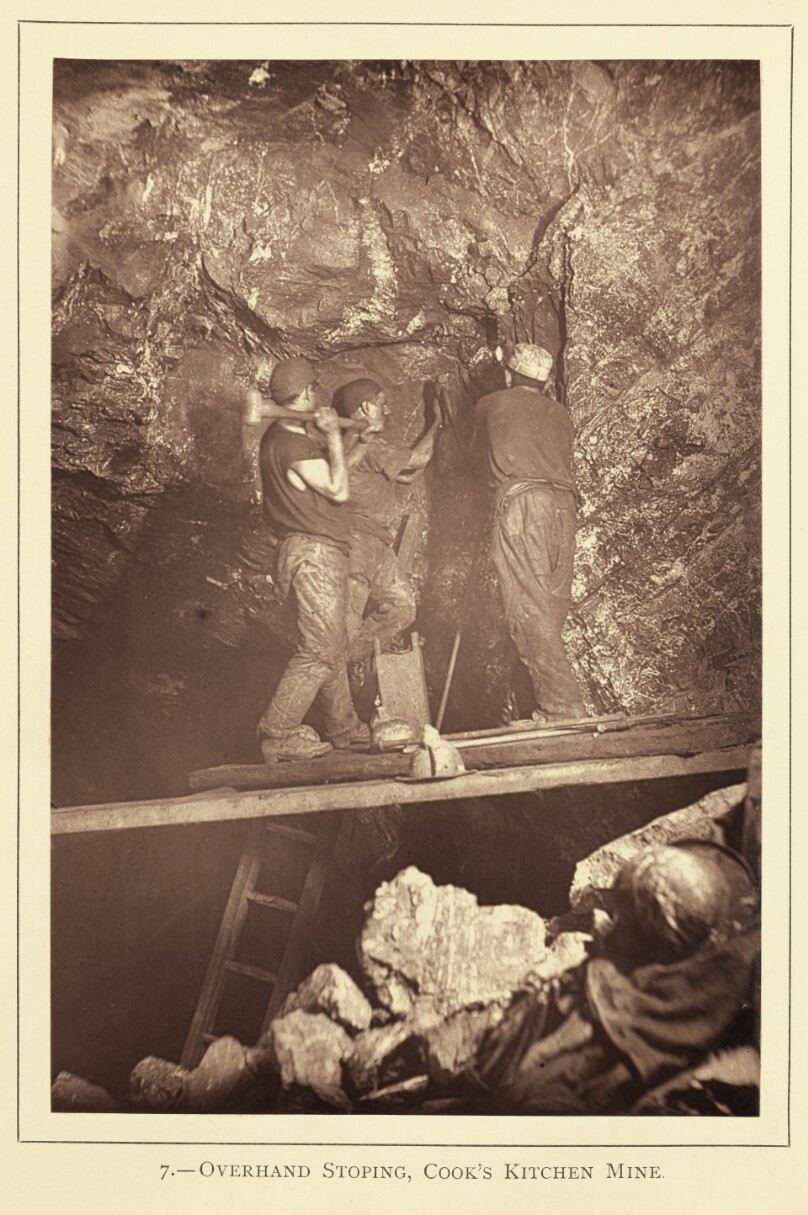 Overhand Stoping, Cook's Kitchen Mine