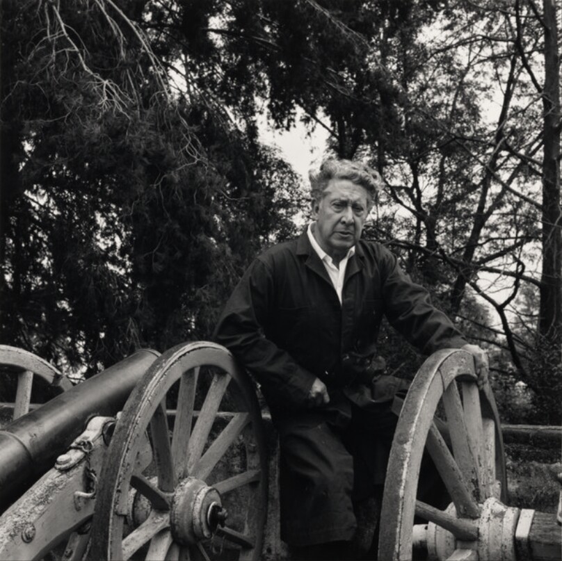 David Alfaro Siqueiros with Cannons