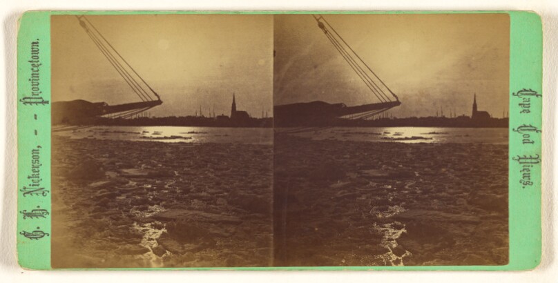 Ice Scenes, Cape Cod, Winter of 1875, Moonlight Views.