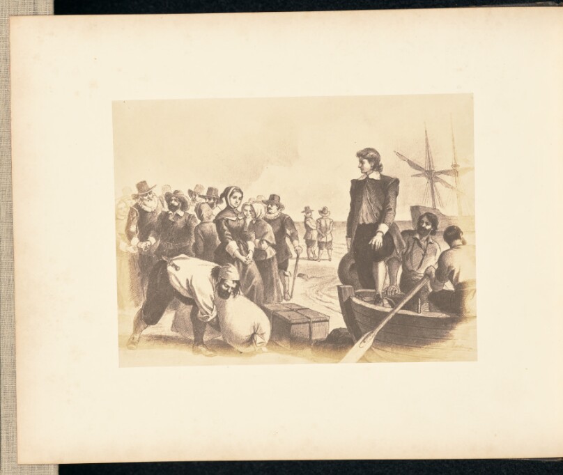 Departure of the Mayflower