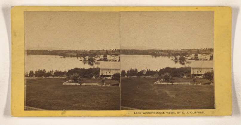 [Town at or near Lake Winnipiseogee]
