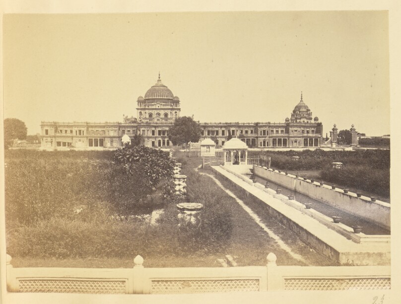 [The Kaiserbagh, Looking toward the Mausoleum of Saadat Ali Khan, Lucknow]