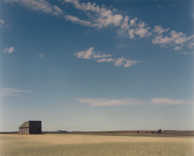 False Front Building, West of Miles City, MT