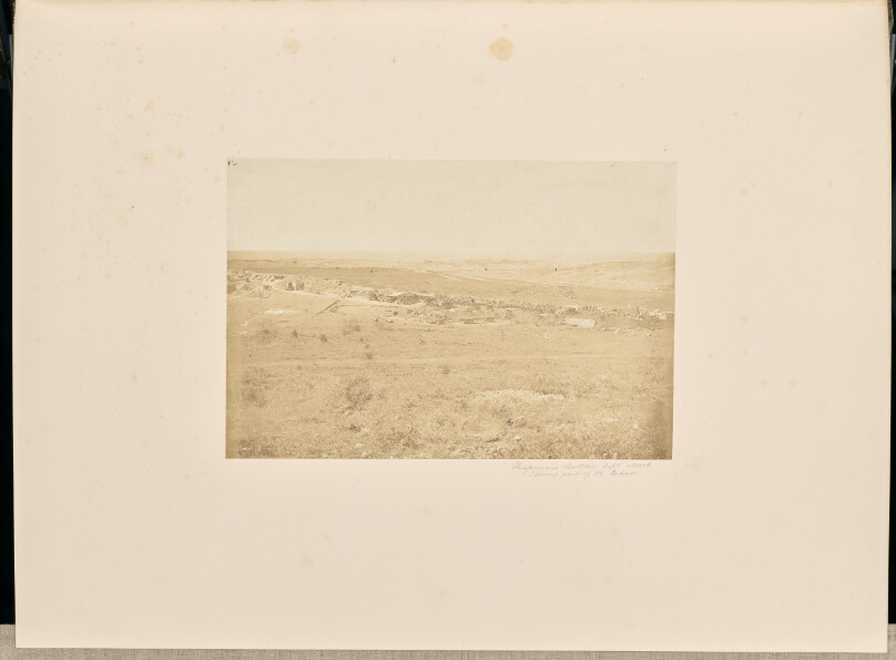 Chapman's Battery, left attack. Showing part of the Redan