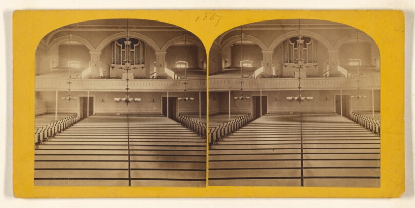 [Interior Moravian Church, Bethlehem, Pa.]