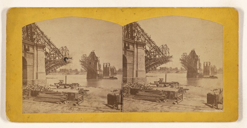 Gen'l view of Bridge (Aug. 1873.) [St. Louis, Missouri]