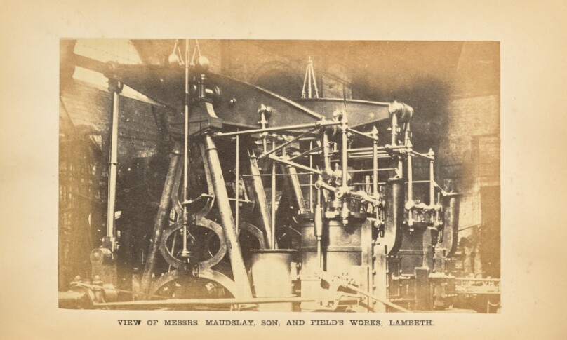 Messrs. Maudslay, Son, and Field's Works, Lambeth: Copenhagen Dock Engines