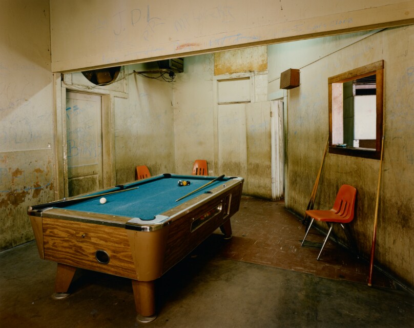 Poolroom at Nora's Midway Truck Stop, US 43, Grove Hill, Alabama