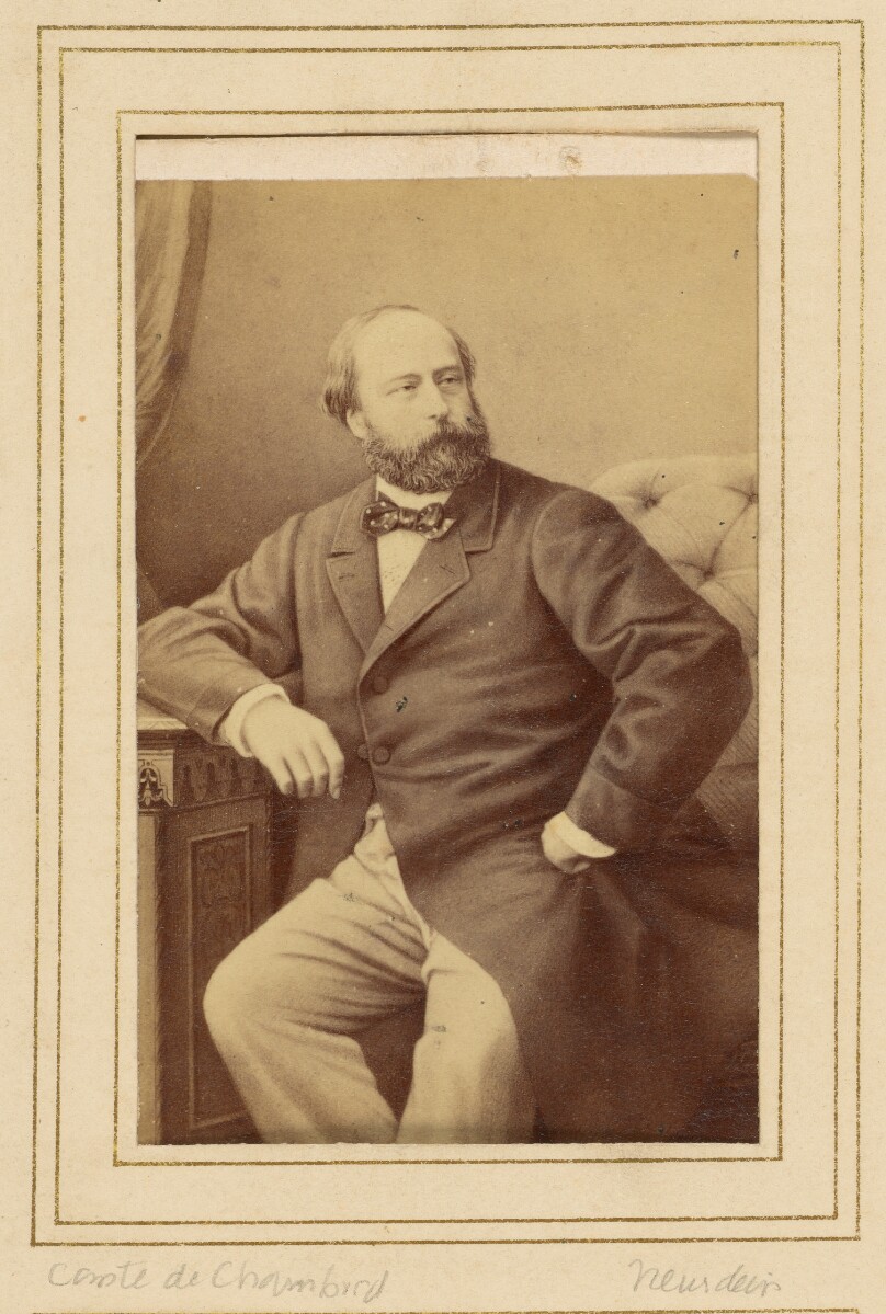 Comte de Chambord [Henri Charles Ferdinand Marie Dieudonne, d'Artois, Duc de Bordeaux, 1820 - 1883]