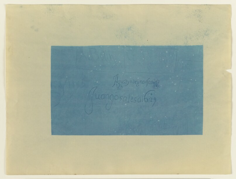 [Juan Gonzalez Inscription on Inscription Rock (El Morro), New Mexico]