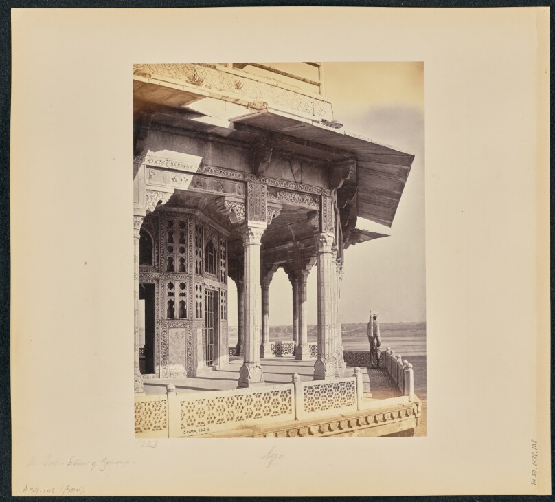 Agra; The Fort, Exterior of the Zenana