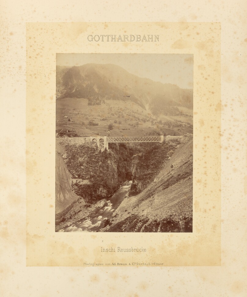 Gotthardbahn: Inschi Reussbrücke