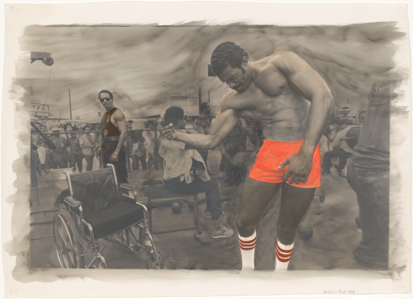 Untitled (Body Builder, Venice, CA)