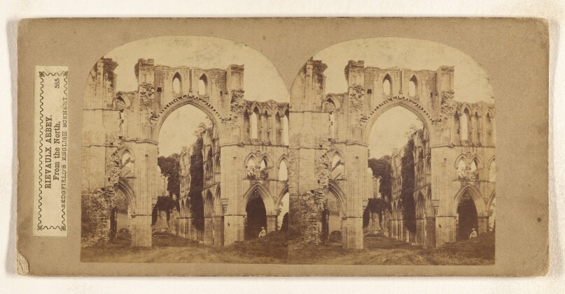 Rievaulx Abbey, From the North.