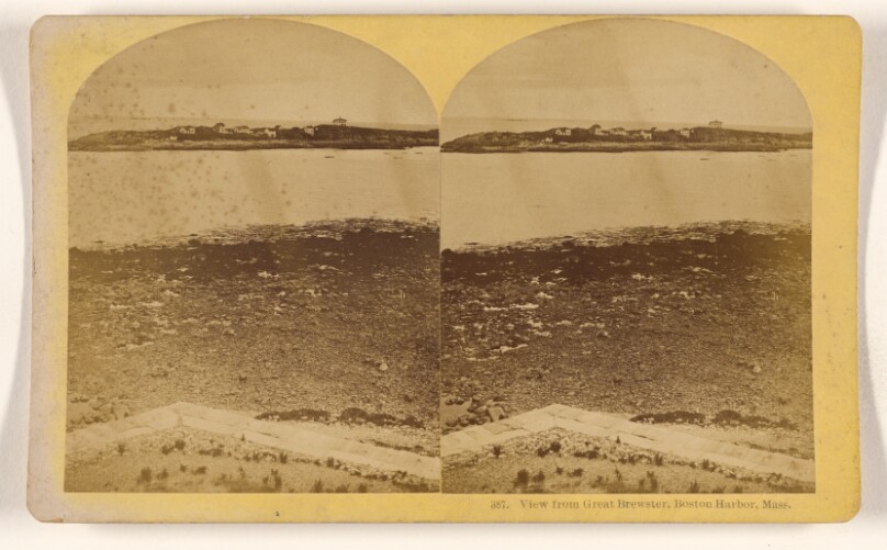 View from Great Brewster, Boston Harbor, Mass.