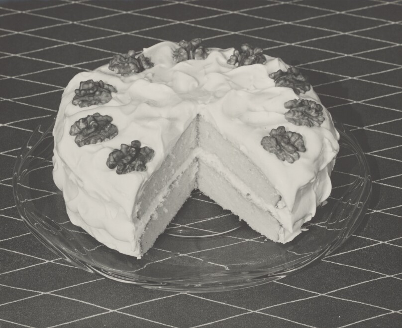 Yellow Cake on Purple Background [separation number 2]