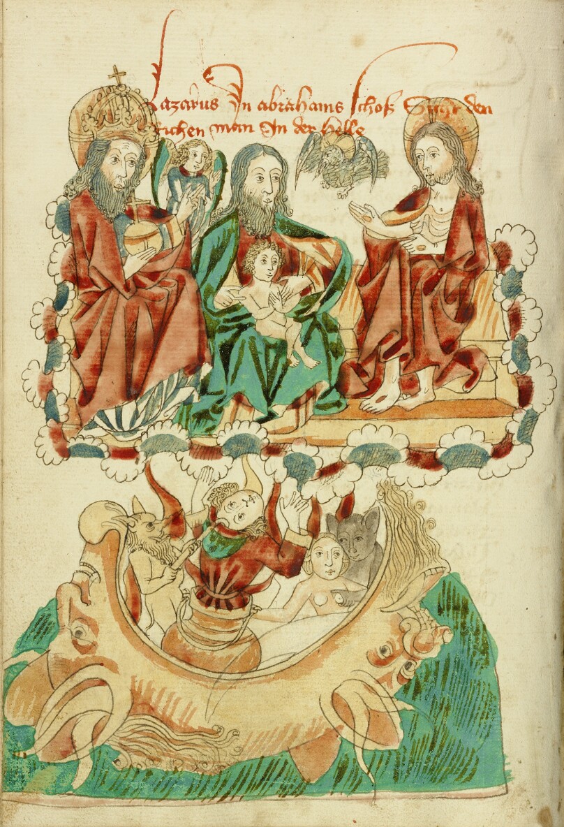 Lazarus in the Bosom of Abraham, The Rich Man in Hell