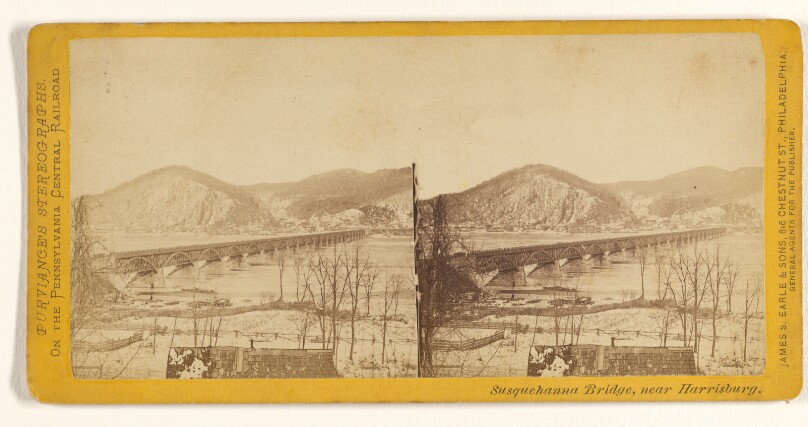 Susquehanna Bridge, near Harrisburg.