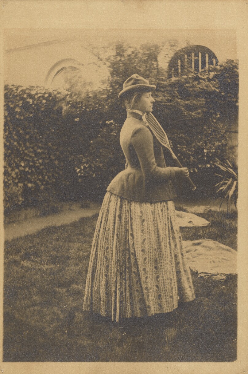 [Woman with a Tennis Racquet, Study for "Memories"]