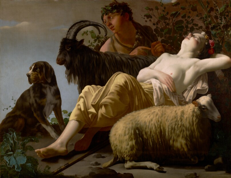 Shepherd and Sleeping Shepherdess