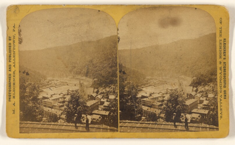 Bird's Eye View of Mauch Chunk.