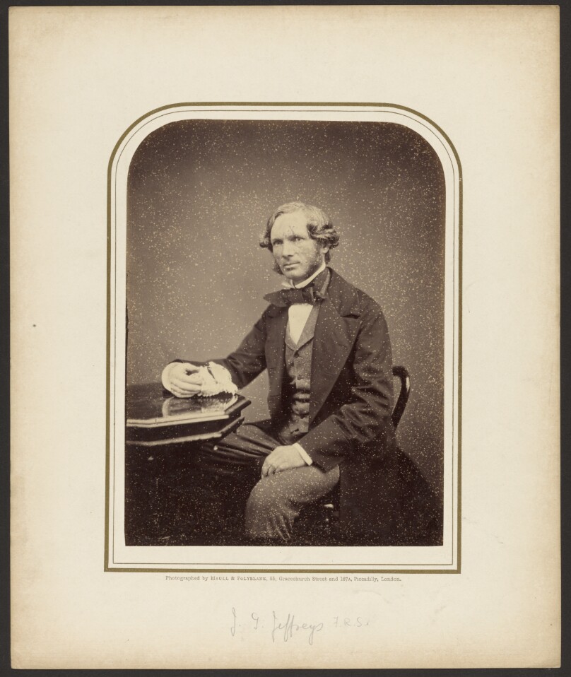 [J.G. Jeffreys, F.R.S.]