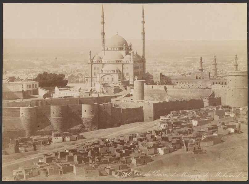 Vue du Caire et Mosquee de Muhammad