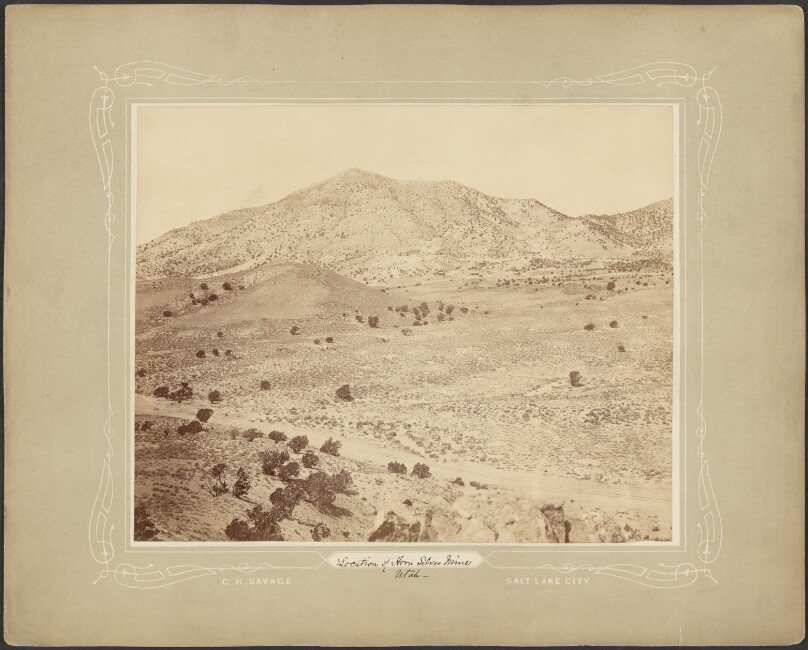 Location of Horn Silver Mine, Utah