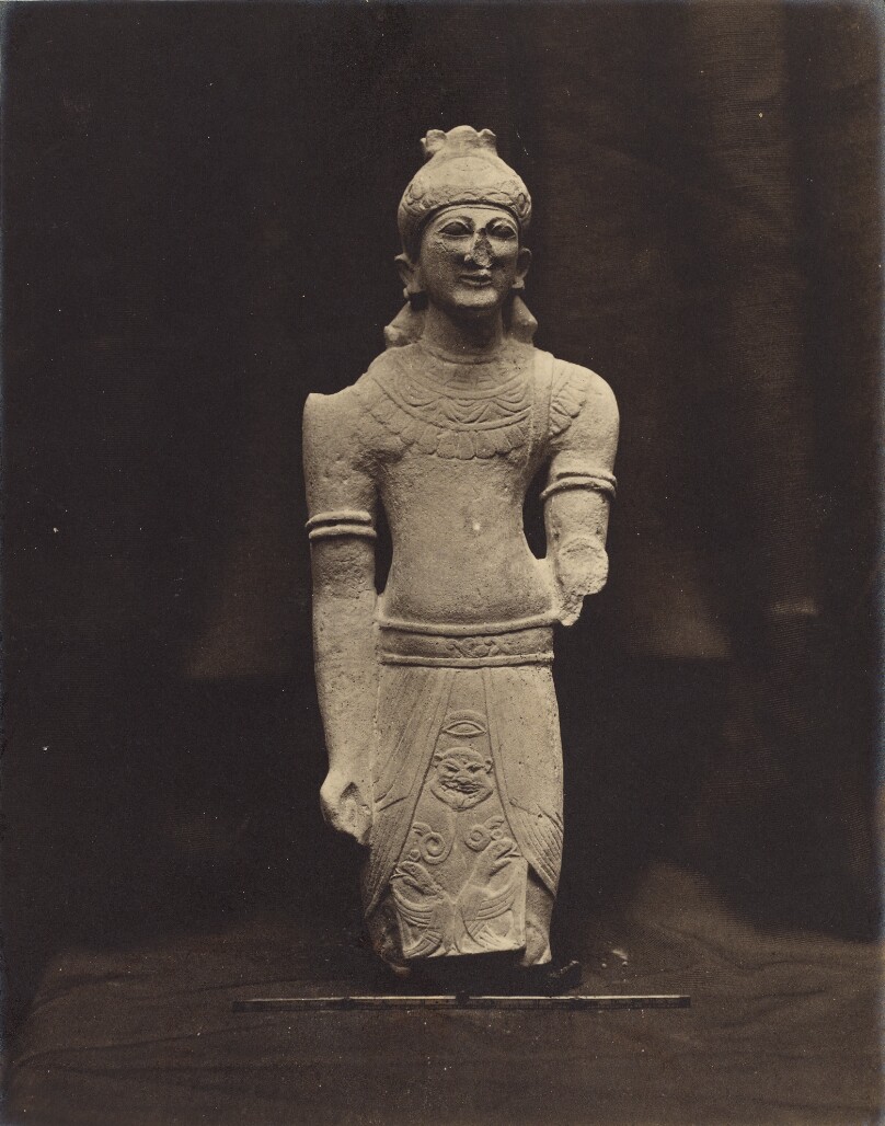 Dedicatory Statues of Kings or Priests, showing the influence of an Egyptian style