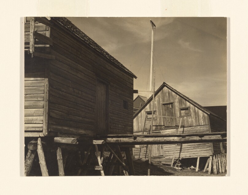 [Boat Houses, Wolf River, Gaspé]