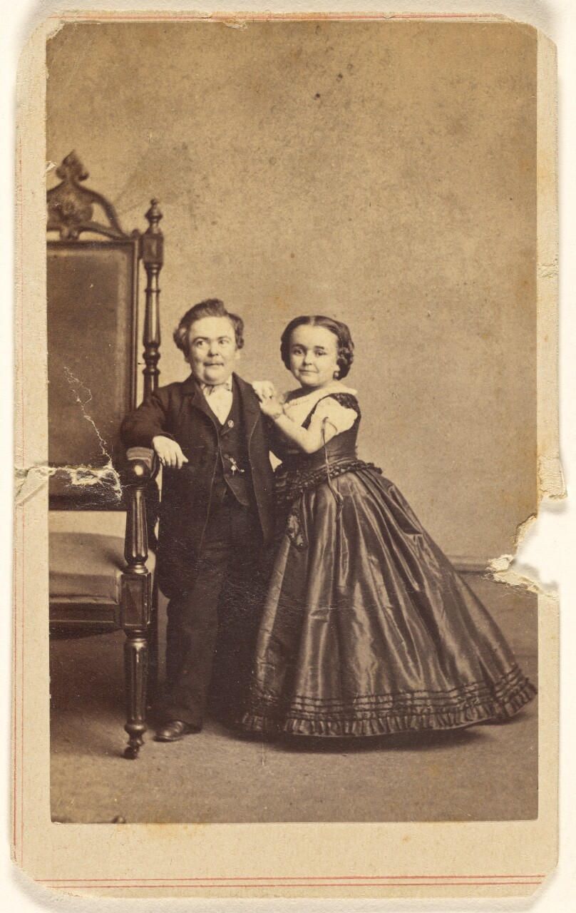 [Tom Thumb and wife, standing]