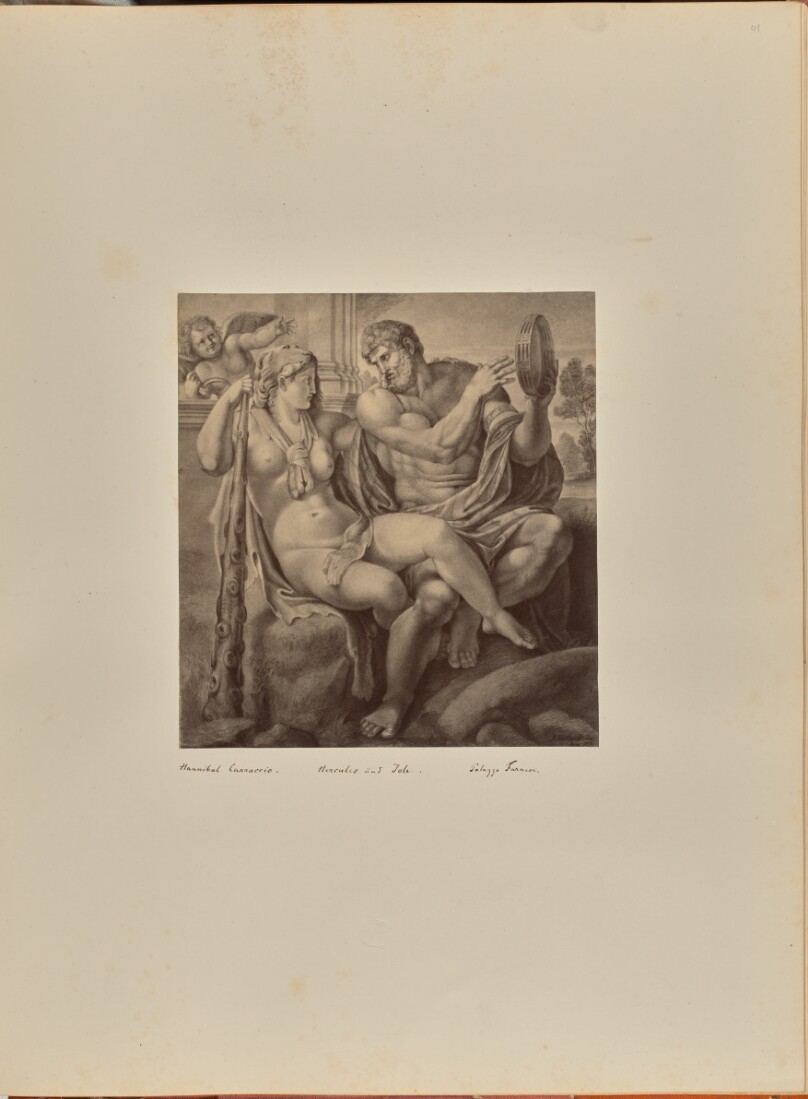 Hannibal Carraccio. Hercules ūnd Iole. Palazzo Farnese