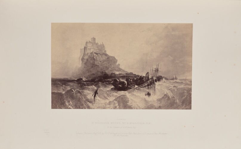 St. Michael's Mount, by C. Stanfield, R.A.