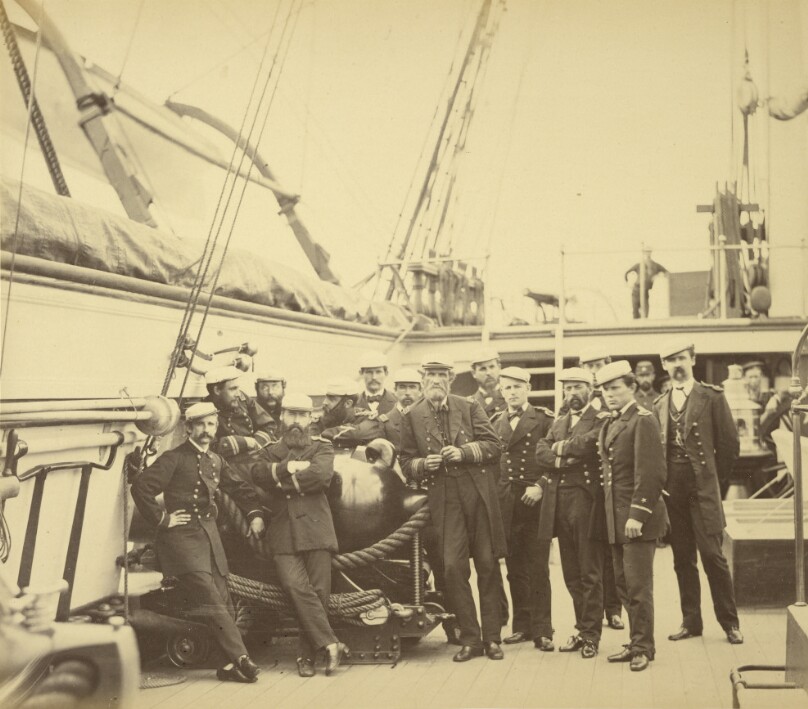 Officers of USS 'Alaska'
