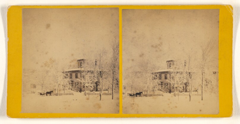 [Winter view in Fitchburg, Mass.]