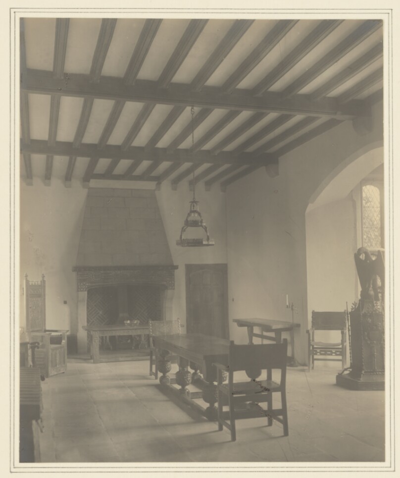 [Herstmonceux Castle Sussex, The Dining Room]