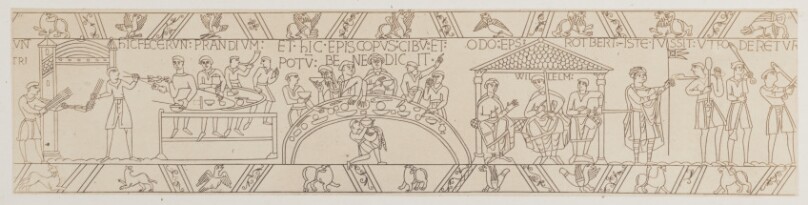[Scene from the Bayeux Tapestry]