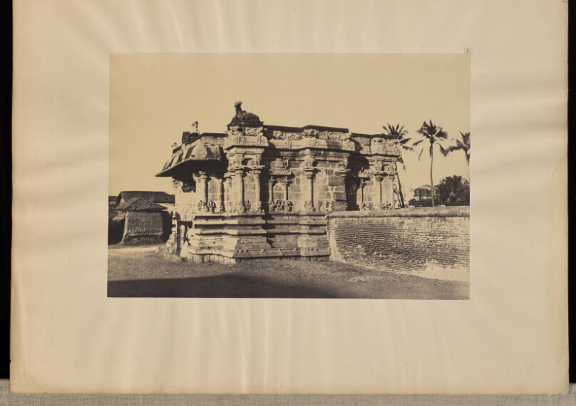 Madura. Basement of Gopurum of a Small Pagoda Near to Permaul Pagoda.