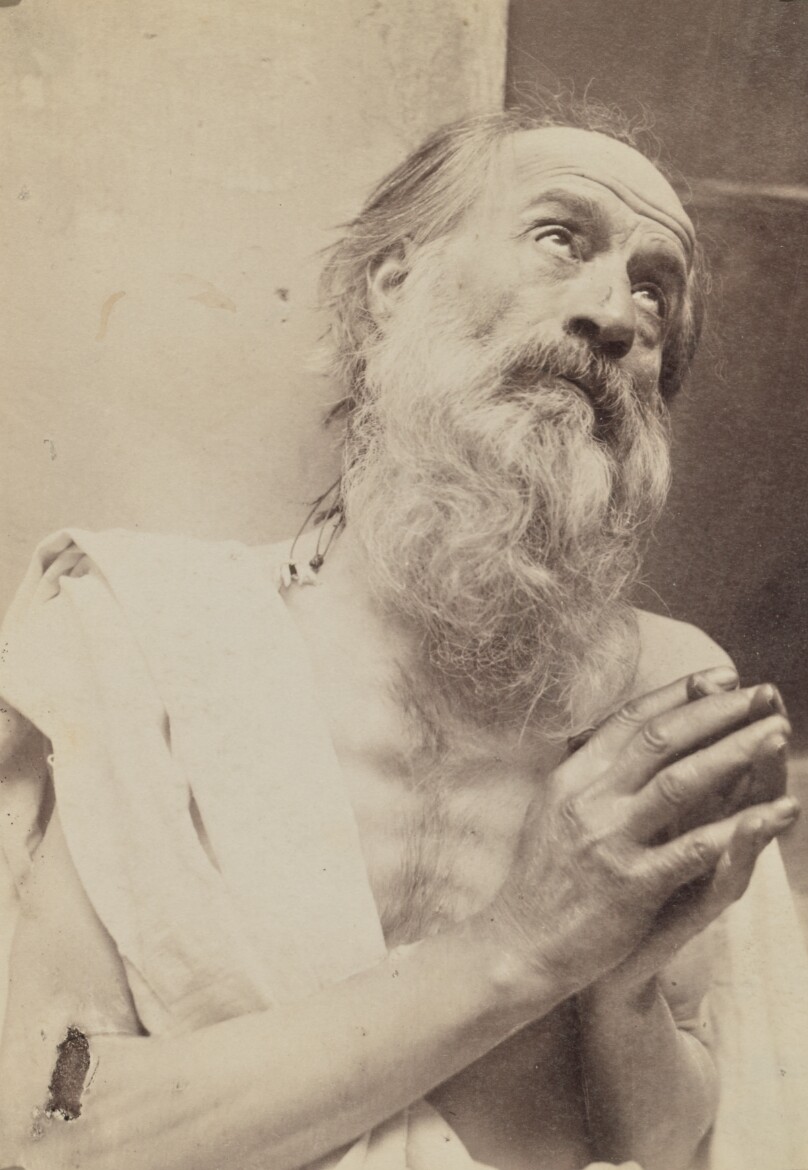 [Portrait of man praying]