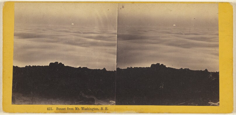 Sunset from Mt. Washington, N.H.