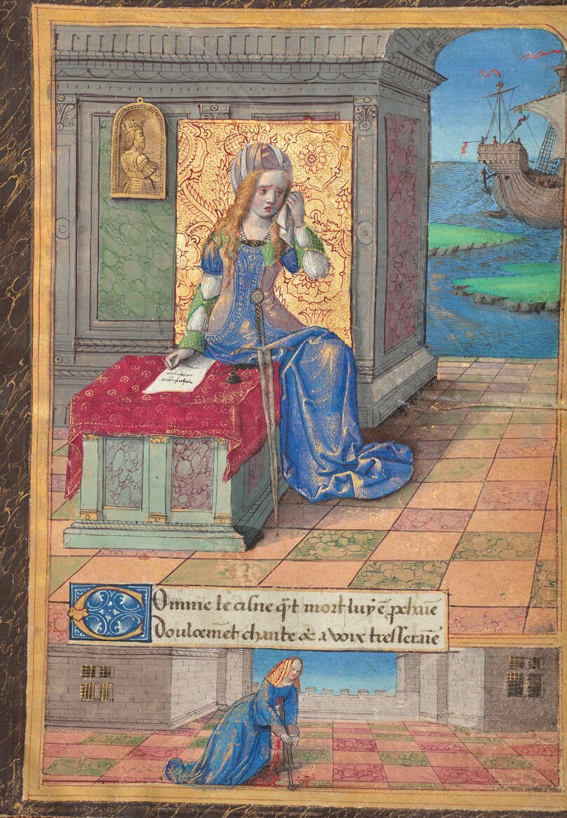 Dido Mourns with Aeneas's Sword Before Her