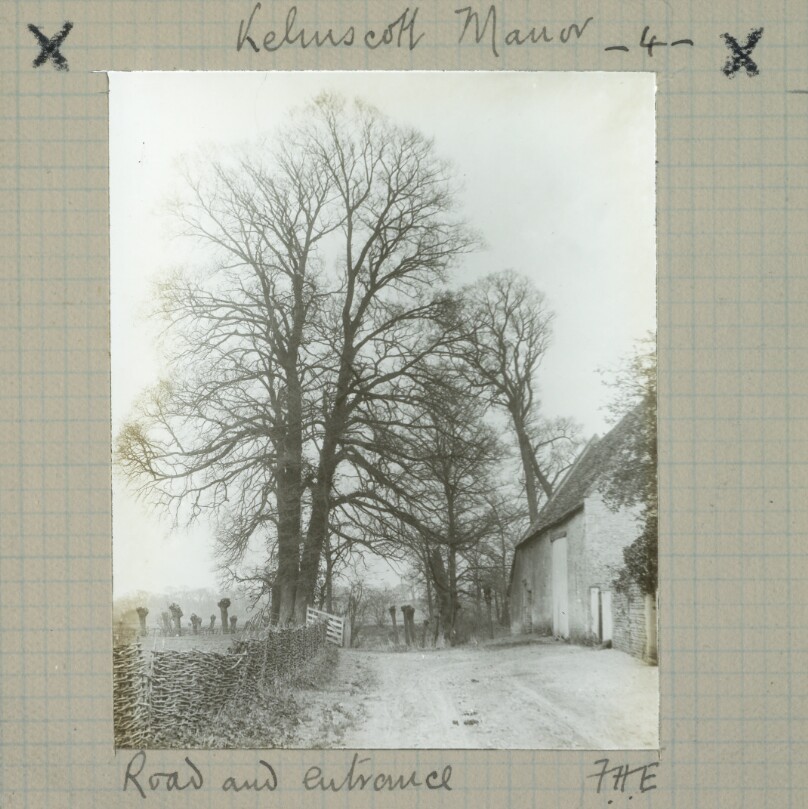 Kelmscott Manor. Road and Entrance.