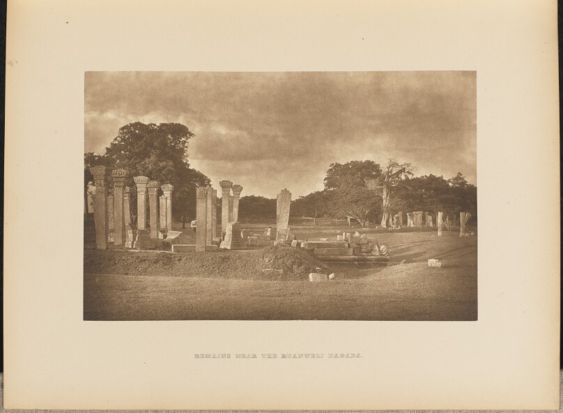 Remains near the Ruanweli Dagaba
