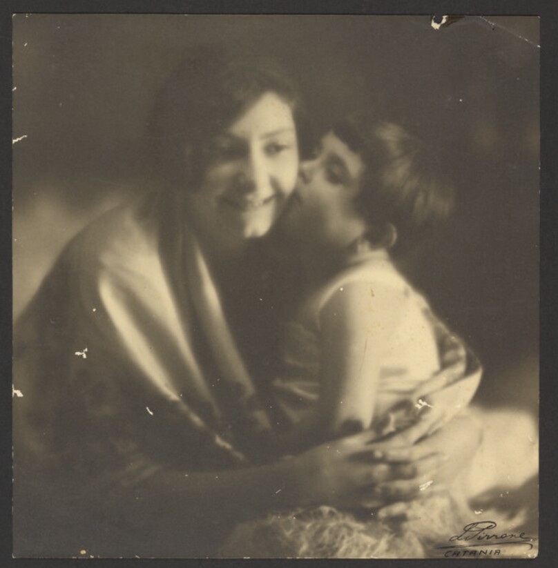 [Woman and child]