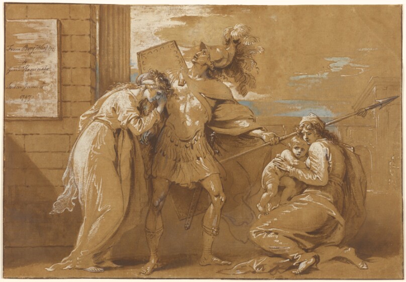 The Fright of Astyanax (Hector Bidding Farewell to Andromache)
