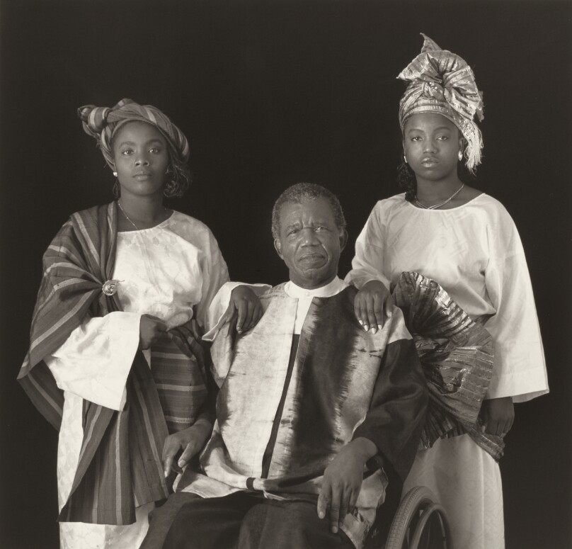 [Chinelo, Nwando and Chinua Achebe, Annandale-on-Hudson, New York]