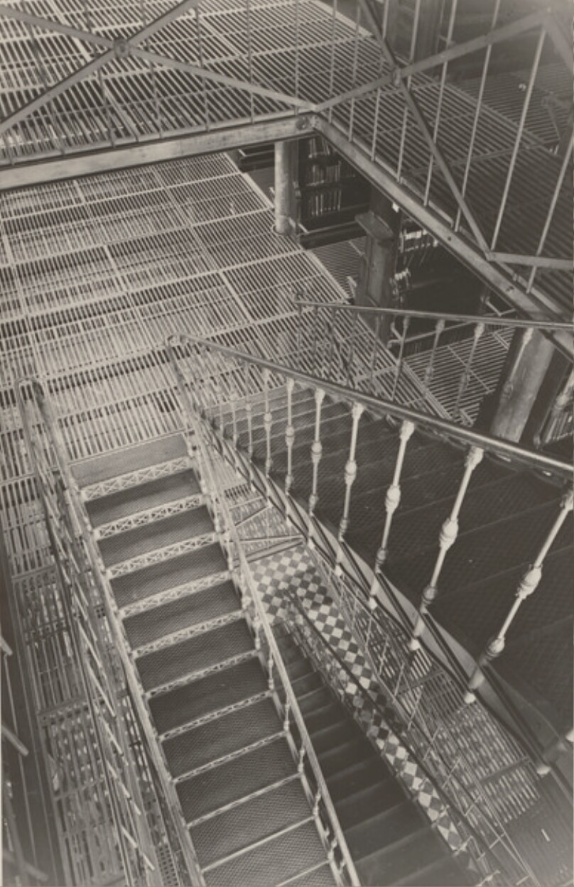 [Steel stairs]