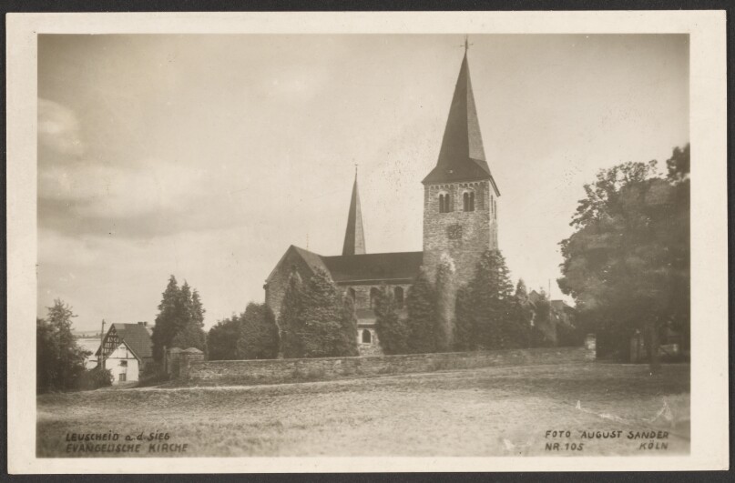 Protestant church, Leuscheid on the Sieg, Westerwald (Leuscheid an der Sieg, Evangelische Kirche, Westerwald).