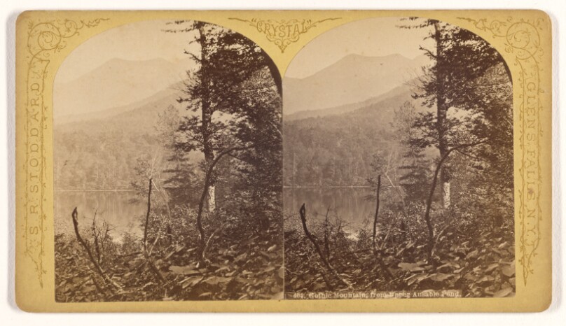 Gothic Mountain, from Upper Ausable Pond.