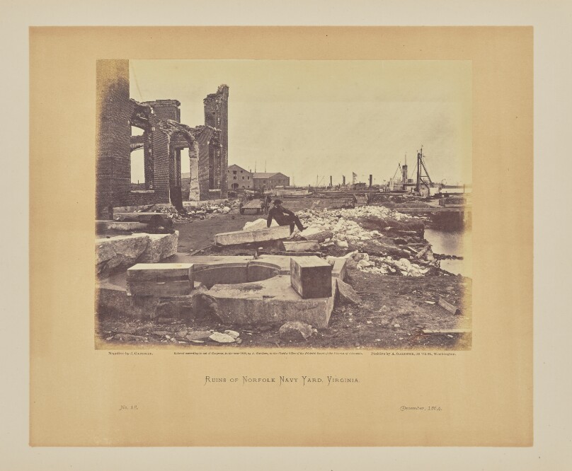Ruins of Norfolk Navy Yard, Virginia